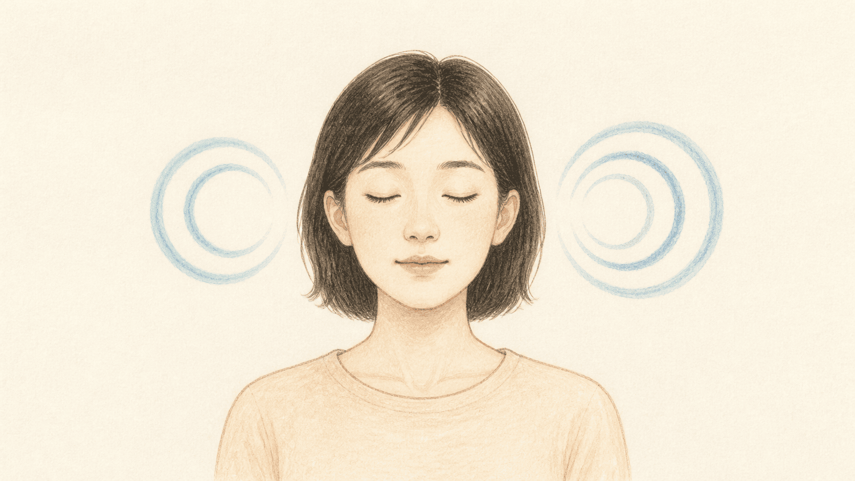 양쪽 귀에서 이명 소리를 느끼는 사람