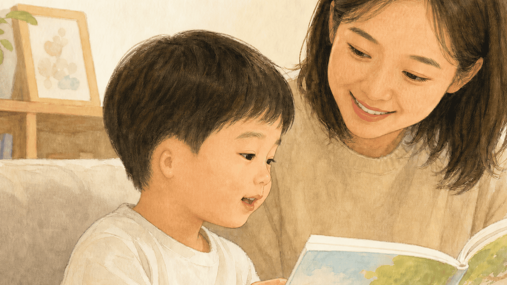 작고 단순한 귓바퀴를 지닌 아이와 보호자