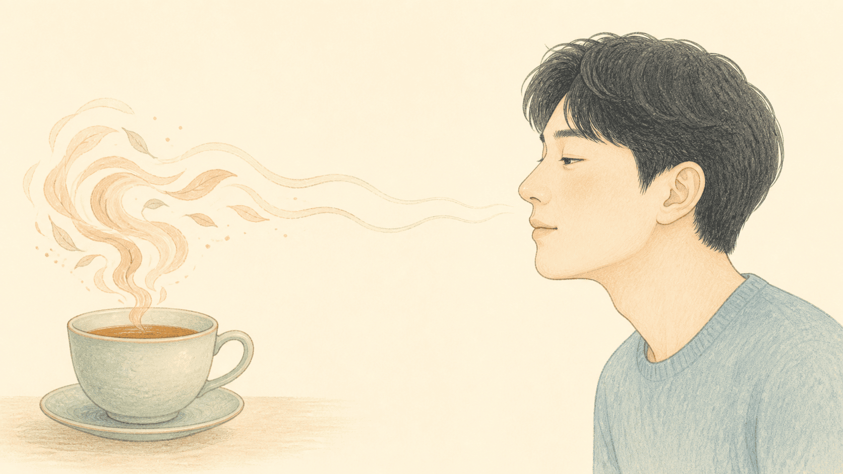 향이 코 앞에서 옅게만 느껴지는 후각저하