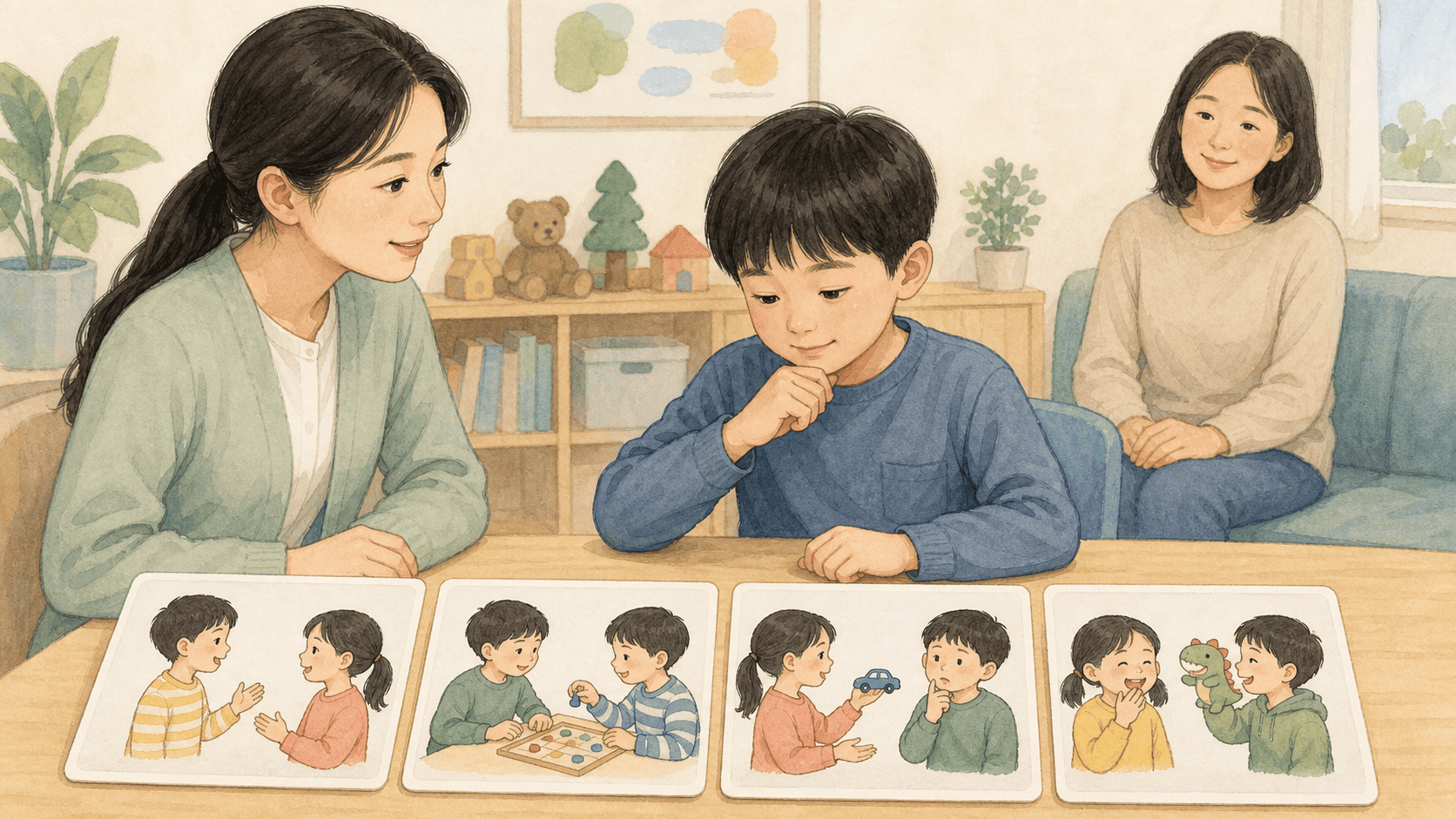 사회적 의사소통 기능을 살피는 아동 평가
