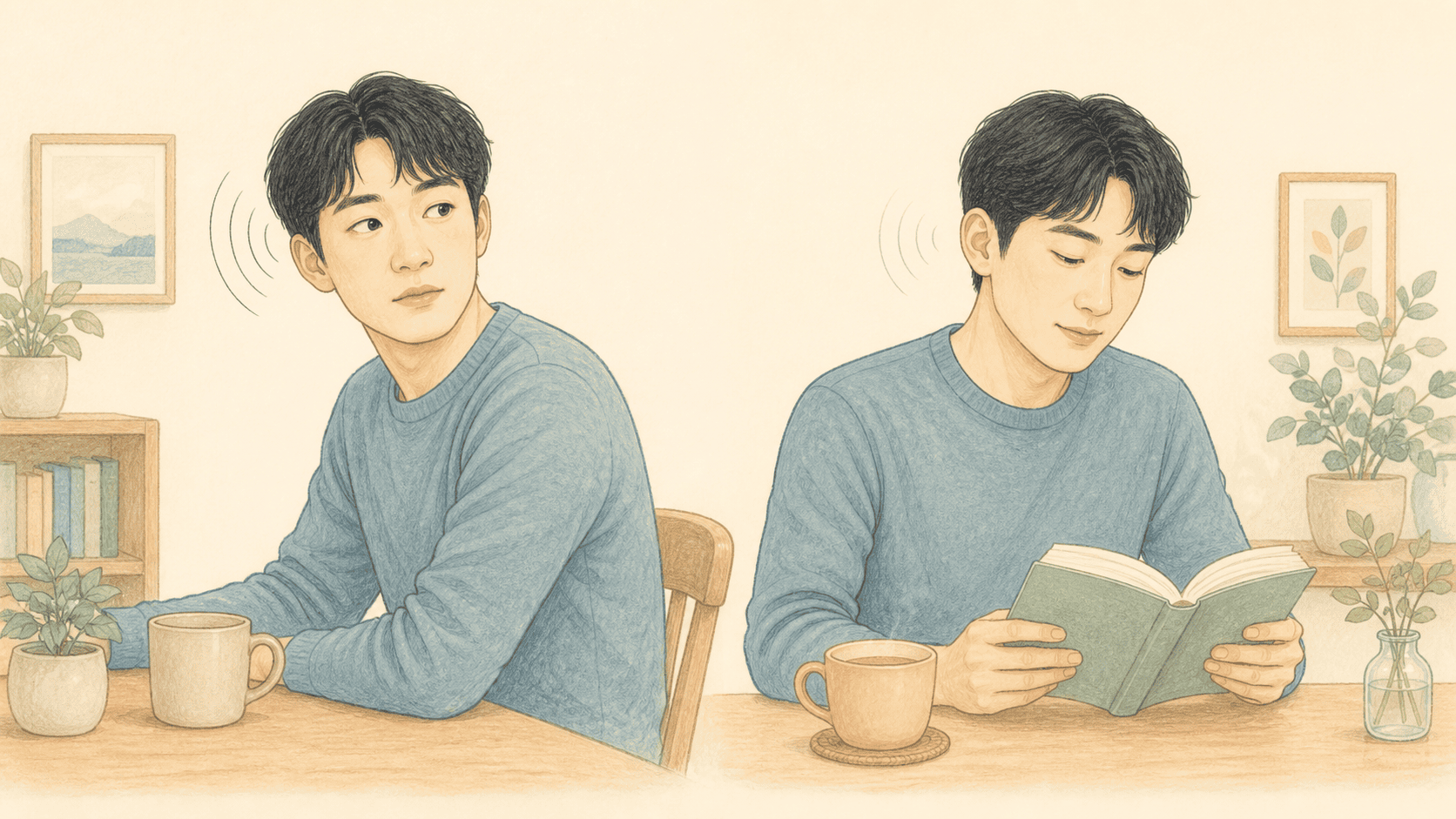 이명에 쏠리던 주의가 일상으로 돌아오는 습관화